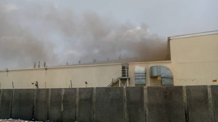 Fire outbreak ravages Bayero mall in Kano
