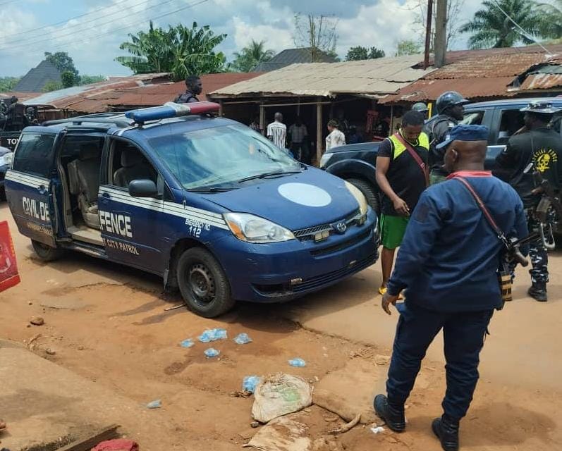 IPOB sit-at-home enters day two, NSCDC takes caution and patrols Anambra streets