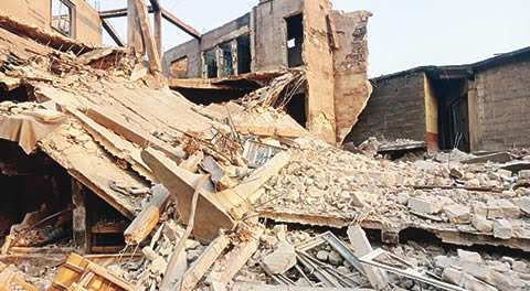 Tragedy as 10 killed, seven injured in a building collapse – Ibadan